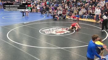 157 lbs Cons. Round 4 - Beau Bergeron, Grand Island vs Alex Schiffhauer, Iroquois