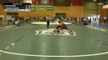 133 lbs Cons. Round 4 - Joshuah Valdivia, Lemoore College vs Tyler Williams, Palomar College