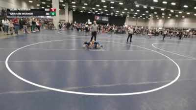 53 lbs Cons. Sub-quarters - Alan Petersen, Minnesota vs Graham Werner, Askren Wrestling Academy