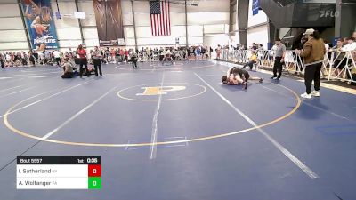 170 lbs Consi Of 8 #1 - Ian Sutherland, NY vs Andrew Wolfanger, PA