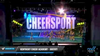 Kentucky Cheer Academy - Justify [2021 L3 Junior - D2 - Medium Day 1] 2021 CHEERSPORT National Cheerleading Championship