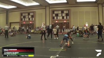 56 lbs 1st Place Match - Cameron Gilbert, Gold Medal Grappling vs Nico Lissenden, Buxton