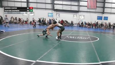 125 lbs Round 3 (6 Team) - Clayton Chapman, BELIEVE TO ACHEIVE vs Andres Cortez, NC LEGEND