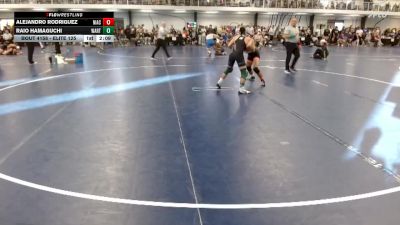 Elite 125 lbs Cons. Round 3 - Raio Hamaguchi, Wartburg vs Alejandro Rodriguez, North Iowa Area Community College