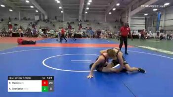 160 lbs Prelims - Brayden Phillips, MF Black vs AJ Stenbeke, Midwest Xtreme Wrestling Silver