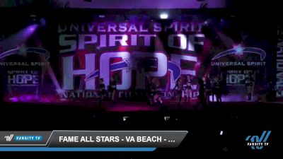 FAME All Stars - VA Beach - Envy [2023 L6 Senior - XSmall 01/15/2023] 2023 US Spirit of Hope Grand Nationals