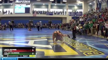138 lbs Semifinal - Jayce Frymire, FREMONT ROSS vs Collin Calderon, PERKINS