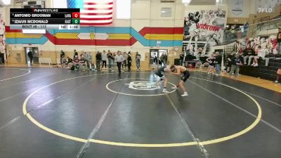 113 lbs Quarterfinal - Antonio Grooman, Laramie vs Izaius McDonald, Cheyenne East