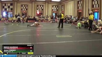 130 lbs Round 4 (6 Team) - Rocco Gaudious, Elite Wrestling Black vs Evan Cordrey, Death Squad