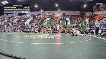 150 lbs Quarterfinals (8 Team) - Landon Fance-Coulson, Allegan HS vs Logan Jorissen, Hart HS