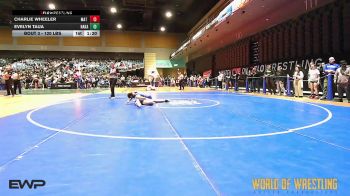 120 lbs Round Of 32 - Charlie Wheeler, Mat Rats vs Evelyn Taua, Nakamura Wrestling
