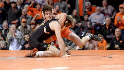 133lbs: Kaid Brock, Oklahoma State vs Cory Clark, Iowa