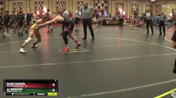 150 lbs Round 2 (6 Team) - Duke Martin, Mat Assassins Red vs AJ Reinoso, Frost Gang