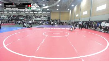 138 lbs Round Of 16 - Taylor Davis, Newport vs Maxine Spencer, Erskine