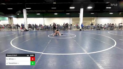 90 lbs Consi Of 16 #1 - Kael White, NY vs John Tarantino, NJ