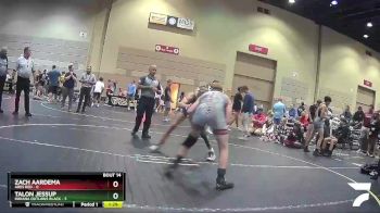 117 lbs Round 5 (6 Team) - Zach Aardema, Ares Red vs Talon Jessup, Indiana Outlaws Black