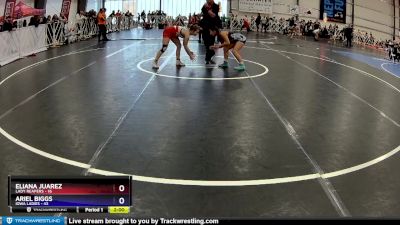 122 lbs Rd# 4- 12:45pm Friday - Ariel Biggs, Iowa Ladies vs Eliana Juarez, Lady Reapers