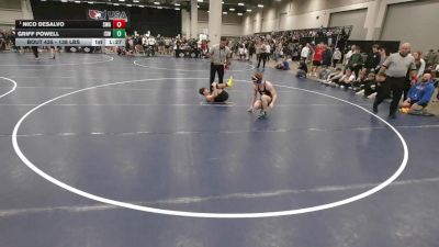 138 lbs Semis - Nico DeSalvo, Sebolt Wrestling Academy vs Griff Powell, Izzy Style Wrestling
