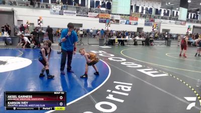 70 lbs Round 2 - Aksel Garness, Avalanche Wrestling Association vs Karson Ivey, Soldotna Whalers Wrestling Club