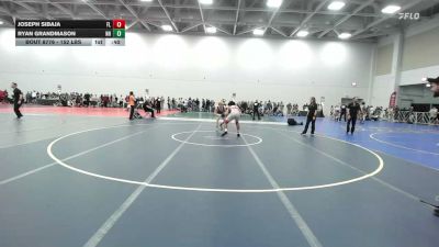152 lbs Consi Of 32 #2 - Joseph Sibaja, FL vs Ryan Grandmason, NH