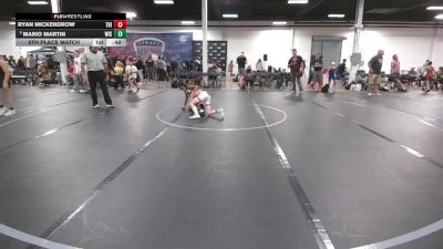 68 lbs 5th Place Match - Ryan Mickendrow, Triumph vs Mario Martin, Wisconsin