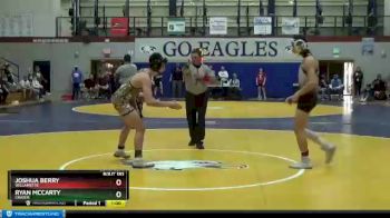 126 lbs Cons. Semi - Ryan McCarty, Crater vs Joshua Berry, Willamette