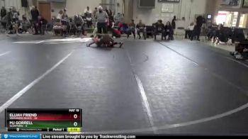84 lbs Round 2 (8 Team) - Elijah Friend, Warhawks Black vs MJ Gorrell, Scorpions