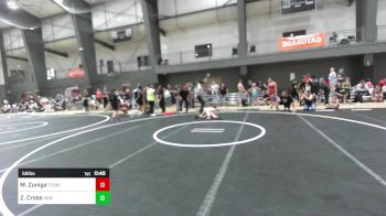 58 lbs Rr Rnd 1 - Meztli Zuniga, Team Aggression vs Zayden Cross, Independent