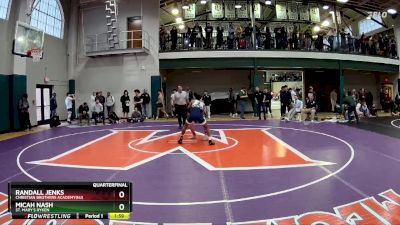 138 lbs Quarterfinal - Micah Nash, St. Mary`s Ryken vs Randall Jenks, Christian Brothers Academy(NJ)