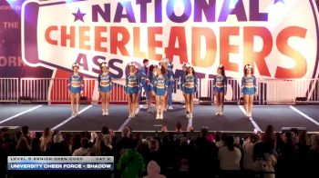 University Cheer Force - Shadow [2026 L5 Senior Open Coed Day 2] 2026 NCA Roseville Showdown