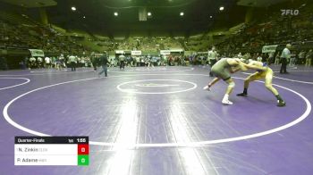 128 lbs Quarterfinal - Pablo Adame, Matilda Torres vs Nikade Zinkin, Clovis