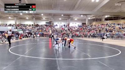 AA 120 lbs Champ. Round 1 - Ryan Dietrick, Ravenwood High School vs Cole Sanders, Jefferson Co. High School