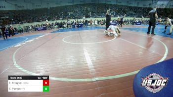 100 lbs Round Of 32 - Eli Brogden, NORTH DESOTO WRESTLING ACADEMY vs Easton Pierce, Standfast