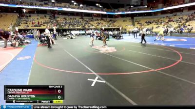 190 Class 2 lbs Semifinal - Caroline Ward, Liberty (Wentzville) vs Dashiya Houston, Lafayette (Wildwood)