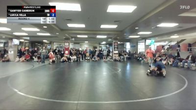 132 lbs Round 4 - Lucca Villa, TW Wrestling vs Sawyer Cameron, 208 Badgers Wrestling Club