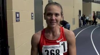 Lauren Johnson after close second place finish 4.34 at 2012 UW Invitational