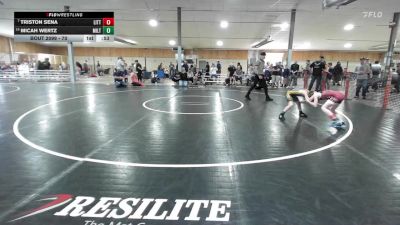 70 lbs Consi Of 4 - Triston Sena, Little Genesee vs Micah Wertz, Milton