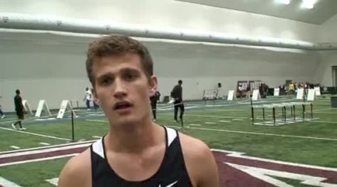 Jake Roberts wins heat 2 of the mile at Texas A&M Challenge 2012