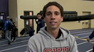 Cameron Levins after NCAA auto 7.48 3k and second win of the weekend at 2012 UW Invitational