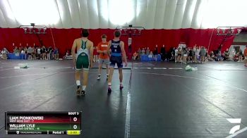 144 lbs Round 2 (4 Team) - Liam Pionkowski, West Bend East vs William Lyle, Grayslake Central
