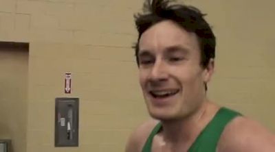 Chris Thompson after 2nd place in 3k at 2012 UW Invitational