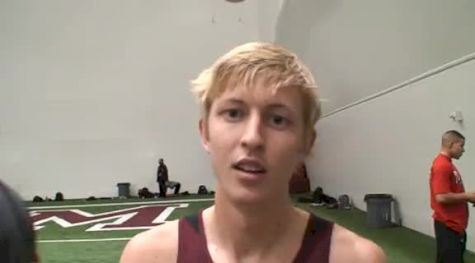 Nick Happe 1st place 3000m at Texas A&M Challenge 2012