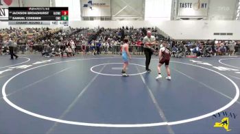 93 lbs Champ. Round 2 - Jackson Broadhurst, Hilton Jr Cadets Wrestling Club vs Samuel Corsner, Celtic Wrestling Club