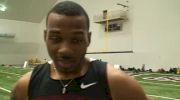 Ricky Babineaux post 400m at Texas A&M Challenge 2012