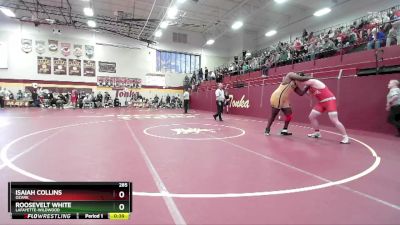 285 lbs Cons. Round 4 - Isaiah Collins, OZARK vs Roosevelt White, LAFAYETTE-Wildwood