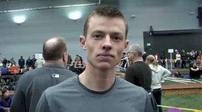 Rex Shields of BYU after solid third place run in mile at 2012 UW Invitational