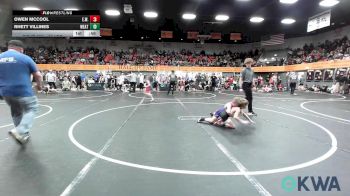 60 lbs Semifinal - Owen McCool, Elgin Wrestling vs Rhett Villines, Weatherford Youth Wrestling
