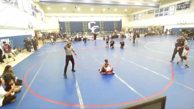 49 lbs Quarterfinal - Mason Cortez, Legacy Wrestling Center vs Phoenix Rodriguez, Church Boyz Wrestling Club