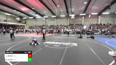 78 lbs Quarterfinal - Jeremiah Martin, Pikes Peak Warriors vs Bryant Smith, Mcwc