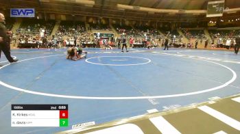 130 lbs Semifinal - Layla Brown, Viking Wrestling Club vs Axton Elliott, Glenpool Warriors